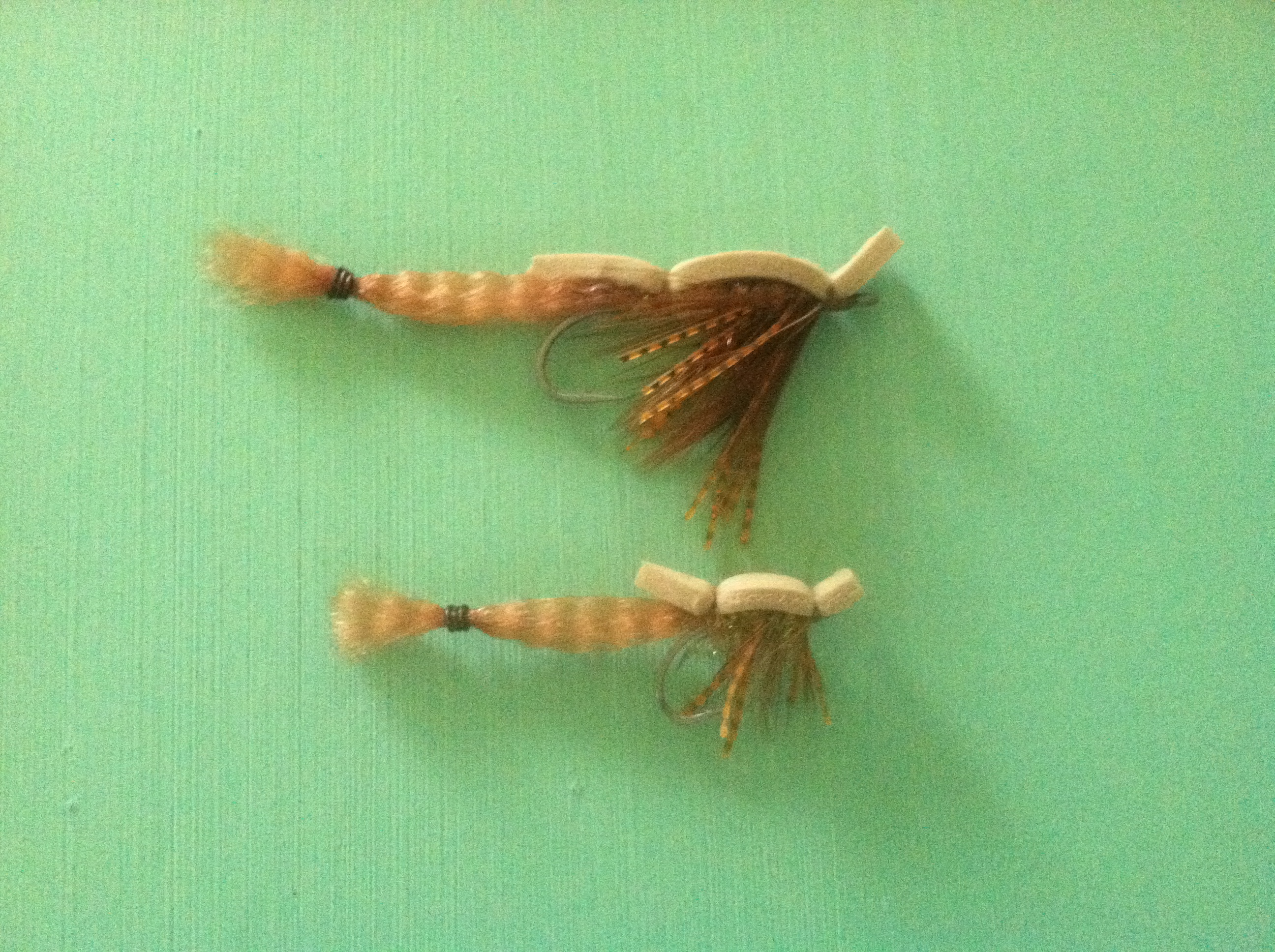 Region Fishing Redfish Crack Orange & Tan Fly – Saltwater Shrimp Pattern, Mustad Hook #2 (3 Flies)