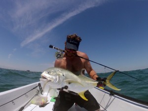 jacks, fly rod, saltwater, gamefish, port aransas, texas, fly fishing