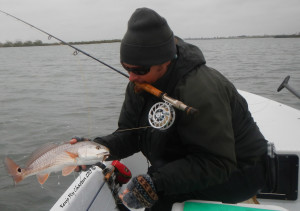 redfish, on the fly, fishing, port aransas, texas, coast